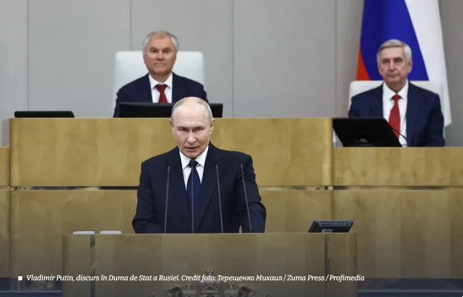 Putin cere noului Parlament al Rusiei să facă „totul pentru victorie” în Ucraina. Miza uriașă a noului
